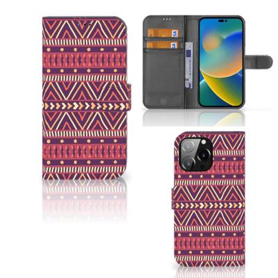 iPhone 14 Pro Max | Telefoon Hoesje | Aztec Paars