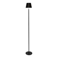 Portable lamp staand Ambiance - 120 cm - zwart - aanraaksensor - draadloos/oplaadbaar USB - binnen/b