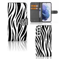 Samsung Galaxy S22 | Telefoonhoesje | Met pasjeshouder | Zebra