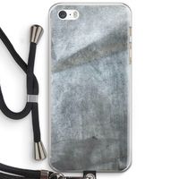 Grey Stone: iPhone 5 / 5S / SE Transparant Hoesje met koord