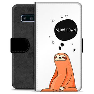 Samsung Galaxy S10 Premium Portemonnee Hoesje - Vertragen