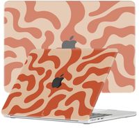 Lunso MacBook Air 15 inch M2/M3 (2023-2024) cover hoes - case - Orange Fever