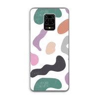 Memphis Shapes: Xiaomi Redmi Note 9 Pro Transparant Hoesje