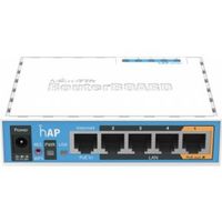 Mikrotik hAP WLAN toegangspunt Power over Ethernet (PoE) Intern Wit - thumbnail