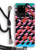 Skew Blush 2: Samsung Galaxy S20 Ultra Transparant Hoesje met koord