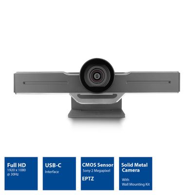 ACT Connectivity Full HD Conference Camera met microfoon, pan, tilt en zoom webcam