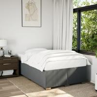 Bedframe zonder matras 120x200 cm stof donkergrijs