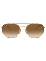 Ray-Ban square-frame sunglasses - Or