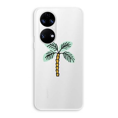 Palmboom: Huawei P50 Transparant Hoesje
