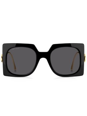 ETRO lunettes de soleil Bold à monture carrée - Noir