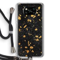 Terrazzo N°7: Xiaomi Poco X3 NFC Transparant Hoesje met koord