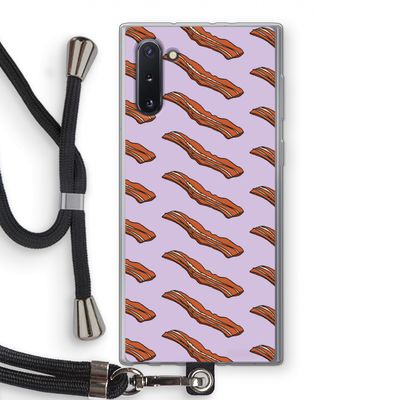 Bacon to my eggs #2: Samsung Galaxy Note 10 Transparant Hoesje met koord