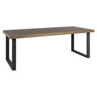 Richmond Eettafel Bloomville Lederlook, 200 x 100cm - Bruin