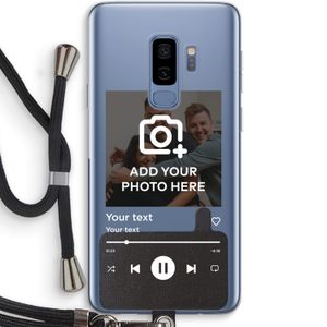 Music Player: Samsung Galaxy S9 Plus Transparant Hoesje met koord