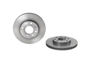 Remschijf COATED DISC LINE BREMBO, Remschijftype: Binnen geventileerd, u.a. für Daewoo, Chevrolet