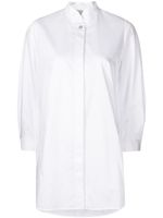 SHIATZY CHEN chemise en coton à col mao - Blanc