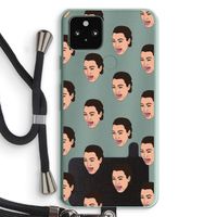 Ugly Cry Call: Pixel 5a 5G Transparant Hoesje met koord