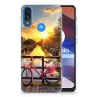 Motorola Moto E7/E7i Power | Silliconen Back Cover | Amsterdamse Grachten