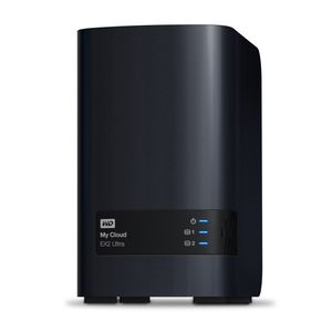 Western Digital My Cloud EX2 Ultra 3.5 Inch 2 bay My Cloud EX2 Ultra NAS, 0TB, Zwart