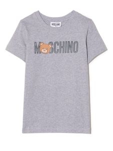 Moschino Kids t-shirt à imprimé Teddy Bear Maxi - Gris