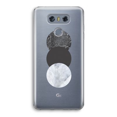 Marmeren cirkels: LG G6 Transparant Hoesje