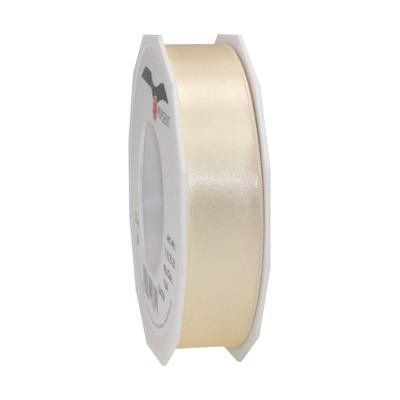 Cadeaulint Satijn - 2.5 cm x 25 meter - cr?me wit - cadeaus inpakken - sierlint