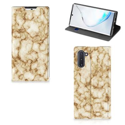 Samsung Galaxy Note 10 | Standcase | Marmer Goud