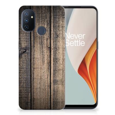 OnePlus Nord N100 | Bumper Hoesje | Steigerhout