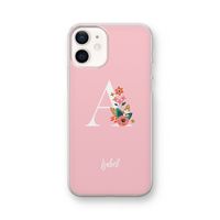 Pink Bouquet: iPhone 12 Transparant Hoesje