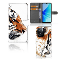 Hoesje PPO A57 | A57s | A77 4G Watercolor Tiger - thumbnail