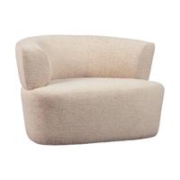 Woood Boris fauteuil bouclé Warm Zand - thumbnail