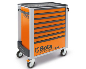 Beta 2400S-O8/E-L | Gereedschapswagen | 8 laden | Oranje | 398-delig - 024002241