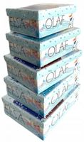 Disney opbergdozen Frozen meisjes blauw/wit 5 stuks - thumbnail