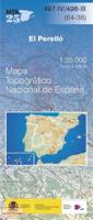 Topografische kaart 497-IV/498-III El Perello | CNIG - Instituto Geográfico Nacional