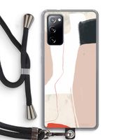 Lava: Samsung Galaxy S20 FE / S20 FE 5G Transparant Hoesje met koord