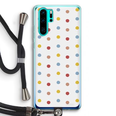 Bollen: Huawei P30 Pro Transparant Hoesje met koord