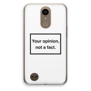 Your opinion: LG K10 (2017) Transparant Hoesje
