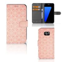 Samsung Galaxy S7 Edge | Telefoon Hoesje | Pattern Orange