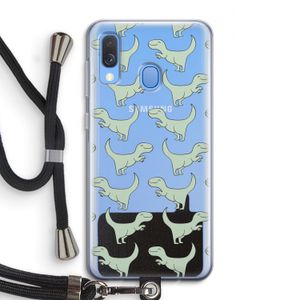 Dinos: Samsung Galaxy A40 Transparant Hoesje met koord