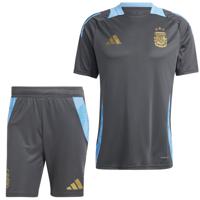 adidas Argentinië Trainingsset 2024-2026 Donkergrijs Lichtblauw Goud - thumbnail