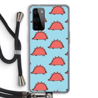 Dinosawrr: OnePlus 9 Pro Transparant Hoesje met koord