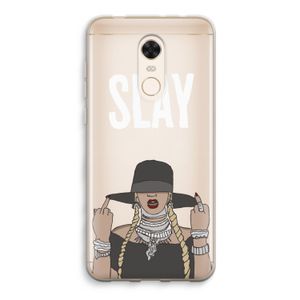 Slay All Day: Xiaomi Redmi 5 Transparant Hoesje