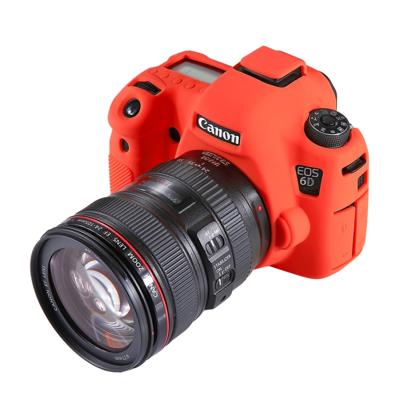 PULUZ soft silicone beschermhoes voor Canon EOS 6D (rood)