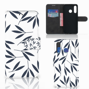 Huawei P30 Lite (2020) Hoesje Leaves Blue