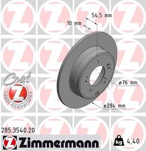 Remschijf COAT Z 285354020