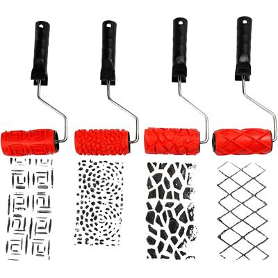 Creativ Company Patroonroller, b: 10 cm, 4 stuk/ 1 doos
