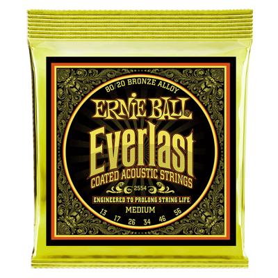 Ernie Ball 2554 Everlast Coated Bronze Akoestische/Western Snaren (13-56) - Op = op