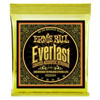 Ernie Ball 2554 Everlast Coated Bronze Akoestische/Western Snaren (13-56) - Op = op
