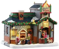 Lemax the christmas cafe verlicht kersthuisje Caddington Village 2025