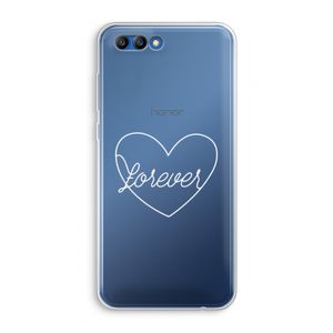 Forever heart pastel: Honor 10 Transparant Hoesje